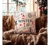 Чехол на подушку Этель Winter 40x40 см, 100% полиэстер 10402783