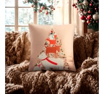 Чехол на подушку Этель Merry Xmas, 40х40 см, 100% полиэстер, велюр 9377234