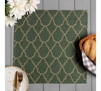 Набор салфеток Этель Gold ornament 46x46 см - 4шт., 100% хлопок, саржа 190 г/м2 7321877