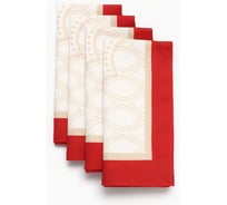 Набор салфеток Этель Christmas wreath 40x40 см 4 шт., 100% хлопок, саржа 190гр/м2 10554231