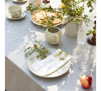 Набор конвертов для приборов Этель Home collection-4 шт, 22x10 см, белый,100% лён 10609969