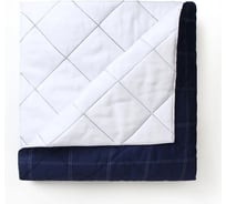 Покрывало LoveLife 1,5 сп Cage: dark blue 150х210±5 см, микрофайбер, 100% п/э 10623943