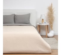 Покрывало LoveLife Tufting: Квадрат цв. бежевый, 240х230±5 см, микрофайбер, 100% п/э 10612644
