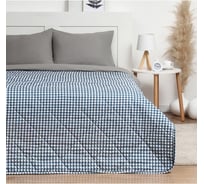 Покрывало LoveLife евро макси Blue cage 240х210±5 см, новосатин, 100%п/э 10290745