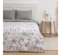 Покрывало LoveLife евро макси Plant 240х230±5 см, жатка, 100% п/э 10623996