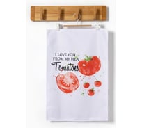 Полотенце Доляна Tomato 40x60±3 см, 100% пэ, микрофибра 10644922