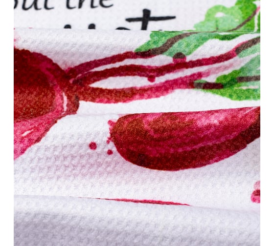 Полотенце Доляна Beet 40x60±3 см, 100% пэ, микрофибра 10644921