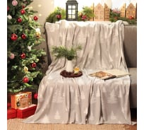 Плед Экономь и Я "Ёлочки" 150х130 см, пл.160 г/м2, 100% п/э 9518109