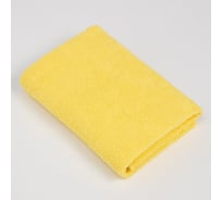 Полотенце махровое Экономь и Я 50х90 см, цв. желтый, 100% хлопок, 350 гр/м2 9272988