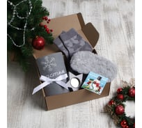 Набор подарочный Этель "Весёлого Нового года" плед и акс 10740117