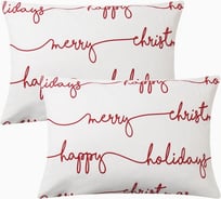 Комплект наволочек Этель Christmas letter 50x70-2 шт, бязь, 100% хл 10383306