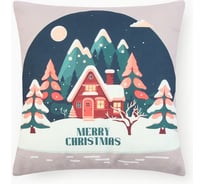 Чехол на подушку Этель "Merry Christmas" 40x40 см, 100% п/э 10402784