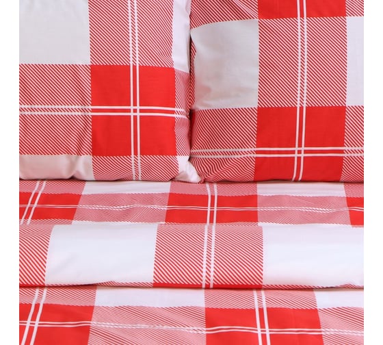Комплект постельного белья LoveLife евро Square 200х217 см, 225х240 см, 50х70см-2шт, 100%хлопок, сатин 9518153