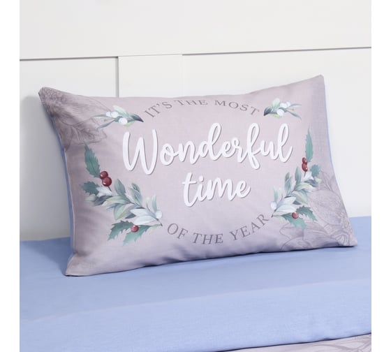 Комплект постельного белья Этель 1,5 сп Wonderful time 143x215 см, 150x214 см, 50x70 см -1 шт, 100 % хлопок, бязь 103832 10383277