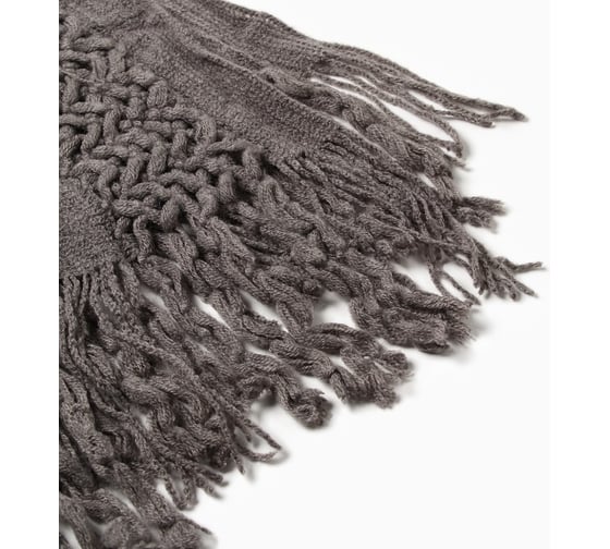 Плед Этель Gray knit 130х170 см, цв. серый, 100% акрил 10770945