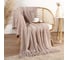 Плед Этель Beige knit 130х170 см, цв. бежевый, 100% акрил 10770944 1