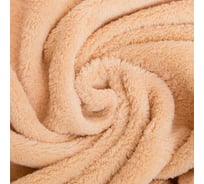 Плед с рукавами Этель 150х200 см, цв. бежевый, 100% п/э, корал-флис, 220 гр/м2 6981162