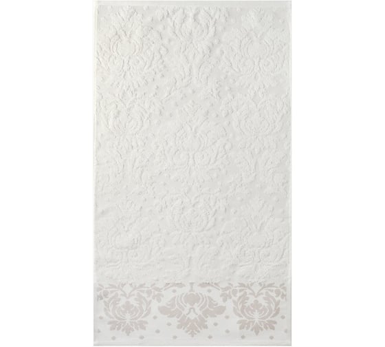 Полотенце махровое Этель "Классика", цв. молочный, 50x90 см, 83% хл, 17% лён, 500 г/м2 10243099 1
