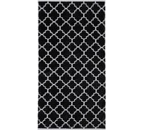 Полотенце махровое Этель "Ornament" чёрный, 70x130 см, 100% хлопок, 420 гр/м2 9472216