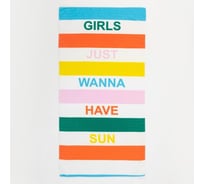 Полотенце пляжное Этель "Girls", 70х140 см, 250гр/м2, 100%п/э 7150630