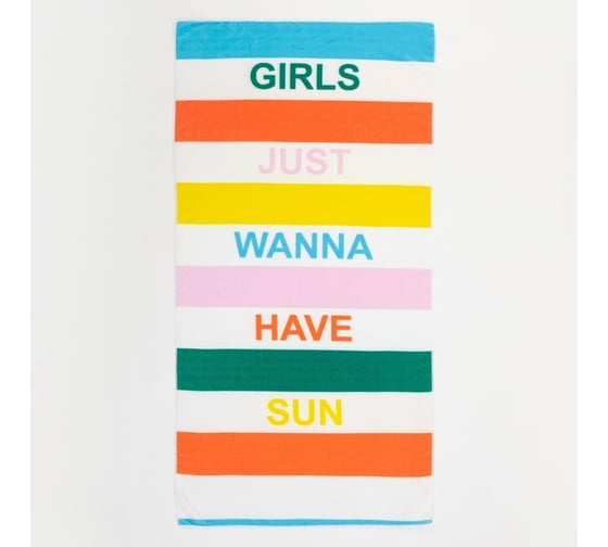 Полотенце пляжное Этель "Girls", 70х140 см, 250гр/м2, 100%п/э 7150630