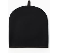 Грелка на чайник Этель Home collection black 28x28 см, 45%лён, 55%хл 10609979