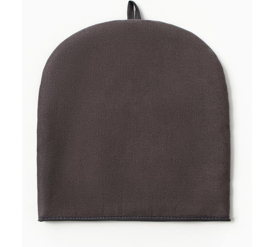 Грелка на чайник Этель Home collection grey 28x28 см, 56%лён, 44%хл 10609988 1