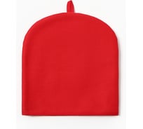 Грелка на чайник Этель Home collection red 28x28 см, 61%лён, 39%хл 10609985