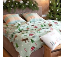 Комплект постельного белья Этель 2 сп Волшебное время 175х215 см, 200х220 см, 70х70 см - 2 шт, бязь 4935580