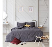 Комплект постельного белья Этель 2сп "Серая гавань" 175х215, 160х200х25, 50х70-2 шт, 100% хлопок, бязь, 136 г/м² 5515469