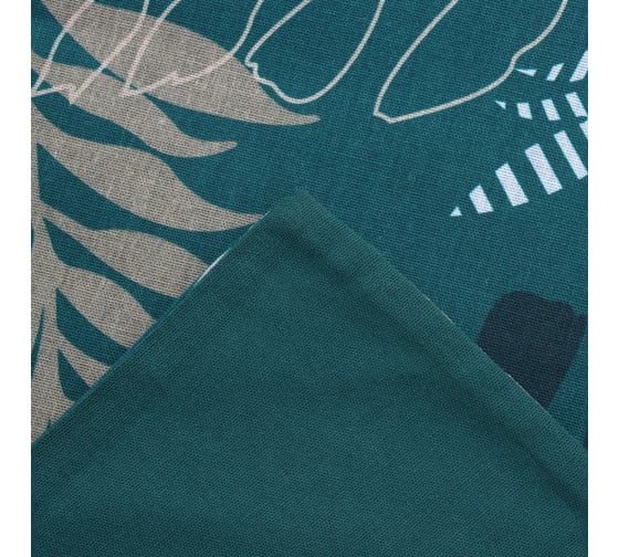 Комплект постельного белья Этель 2сп Green mood, 175х215 см, 200х220 см, 50х70см-2 шт, бязь, 125 г/м2 10389654