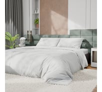 Комплект постельного белья Этель 2сп Tencel 180х210 см, 220х245 см, 50х70см-2шт, цв. белый 10655059