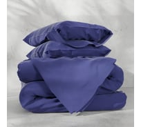 Комплект постельного белья Этель 2сп Tencel 180х210 см, 220х245 см, 50х70см-2шт, цв. синий 10655068