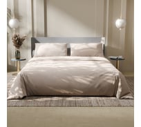 Комплект постельного белья Этель дуэт "Жемчужная пыль" 143х215-2 шт, 220х240, 50х70-2 шт, 100% хлопок, бязь 125г/м2 9046103