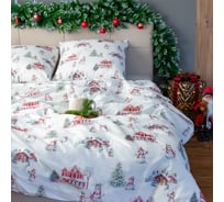 Комплект постельного белья Этель Funny snowman 1.5 сп 143х215 см, 150х214 см, 70х70 см 2 шт, поплин 125 г/м2 10383279