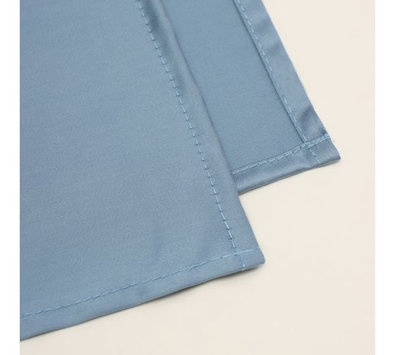 Комплект постельного белья Этель Дуэт Tencel 155х210см-2шт, 230х245 см, 50х70см-2шт, цв. серо-голубой 10655057