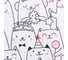 Комплект постельного белья Этель Дуэт Xmas cat 143х215 см - 2 шт, 220х240 см, 70х70 см - 2 шт, бязь 4935602 3