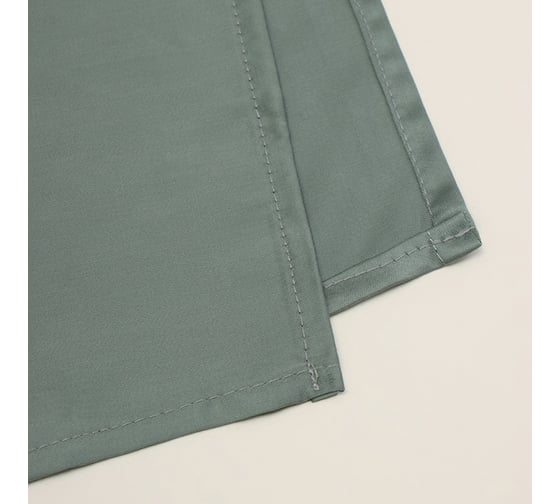 Комплект постельного белья Этель Евро Tencel 200х220 см, 230х245 см, 50х70см-2шт, цв. оливковый 10655043