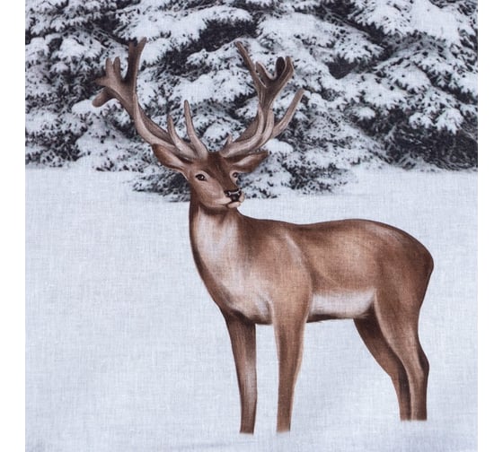 Комплект постельного белья Этель евро Snow forest 200х215 см, 220х240 см, 70х70 см - 2 шт, поплин 7673985