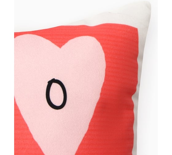 Подушка Этель "Love", 40х40 см, 100% п/э, велюр 10781898