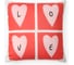 Подушка Этель "Love", 40х40 см, 100% п/э, велюр 10781898 1
