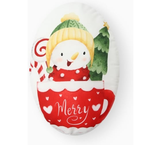 Подушка декоративная Этель "Merry" 28х37см 10418349