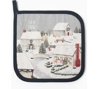 Прихватка Этель Winter village саржа, 19x19 см, 100% хлопок, ватин 250 г/м2 10366976