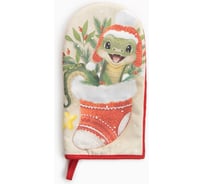 Варежка-прихватка Этель Surprise 15x28 см, саржа, 100% хлопок, ватин 250 г/м2 10366928