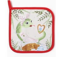 Прихватка Этель "Хозяюшка" саржа, 19x19 см, 100% хлопок, ватин 250 г/м2 10366933