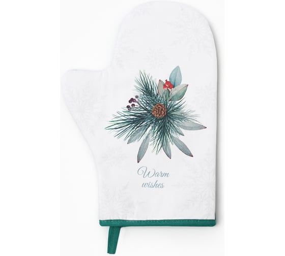 Варежка-прихватка Этель Sweet treat 20x28 см, саржа, 100% хлопок, ватин 250 г/м2 10366955 1