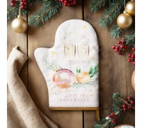 Варежка-прихватка Этель Еsthetics 20x28 см, саржа, 100% хлопок, ватин 250 г/м2 10366958