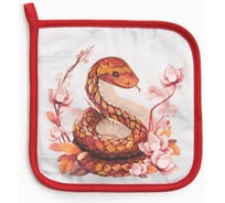 Прихватка Этель Вloom саржа, 19x19 см, 100% хлопок, ватин 250 г/м2 10366939