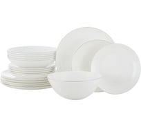 Сервиз столовый Gipfel Platinum 19 предметов 52635