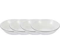 Набор розеток Gipfel Platinum 8 см, 4 предмета 52637